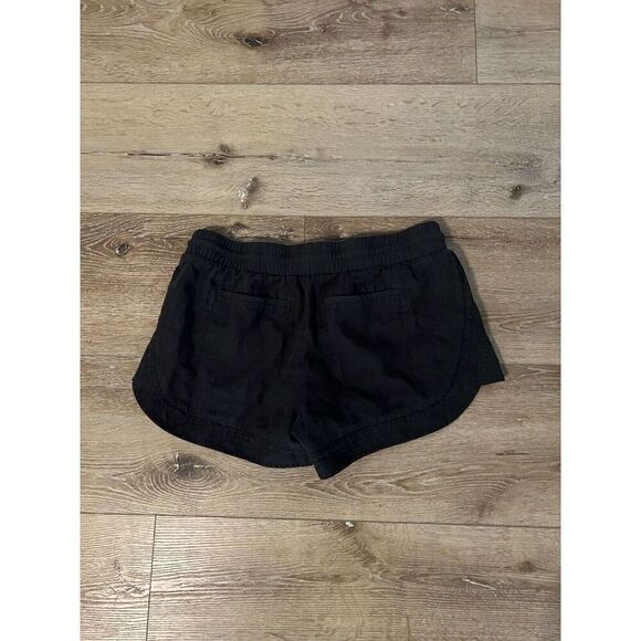 Athleta Womens Dark Gray Linen Shorts Size 8 - Picture 2 of 3